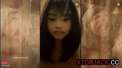 Chinita nagpasilip ng malaking suso sa Tiktok Live habang nagtatago sa kurtina